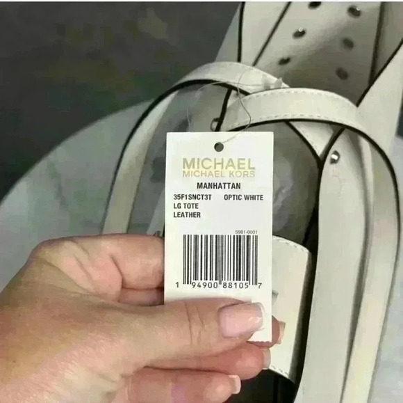 NWT Manhattan Michael KORS totebag leather - Picture 9 of 10